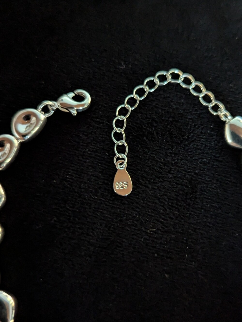 925 Solid Sterling Silver Beaded Pebbles Bracelet Minimalist Quiet Luxury - Picture 4 of 6